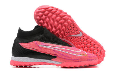 Nike Phantom GX Elite DF TF High-Tops Soccer Shoes - Red/Black/White