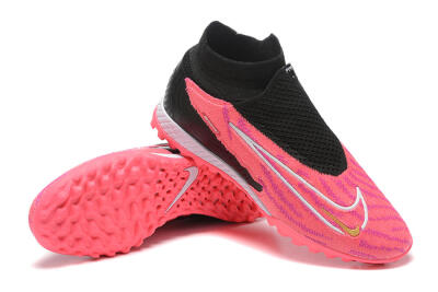 Nike Phantom GX Elite DF TF High-Tops Soccer Shoes - Red/Black/White