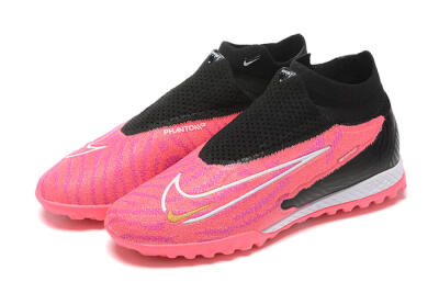Nike Phantom GX Elite DF TF High-Tops Soccer Shoes - Red/Black/White