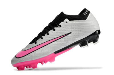 Nike Mercurial Vapor 15 Elite FG Low-Tops Soccer Cleats - Silver/Black/Pink