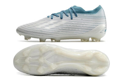 Adidas X Speedportal.1 2022 World Cup FG Low-Tops Soccer Cleats - White/Blue