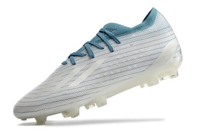 Adidas X Speedportal.1 2022 World Cup FG Low-Tops Soccer Cleats - White/Blue