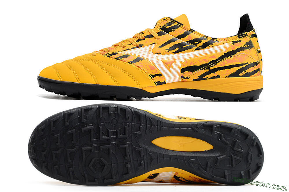 Mizuno Morelia Neo 3 Pro TF Low-Tops Soccer Shoes - Yellow/White/Black 1