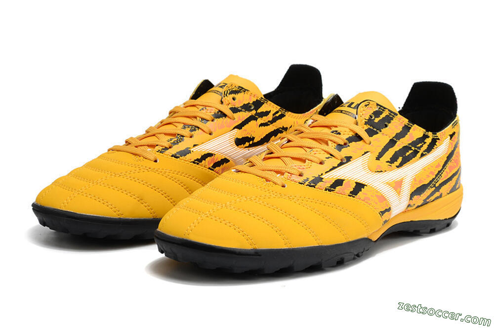 Mizuno Morelia Neo 3 Pro TF Low-Tops Soccer Shoes - Yellow/White/Black 5