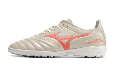 Mizuno Morelia Neo 3 Pro TF Low-Tops Soccer Shoes - White/Red