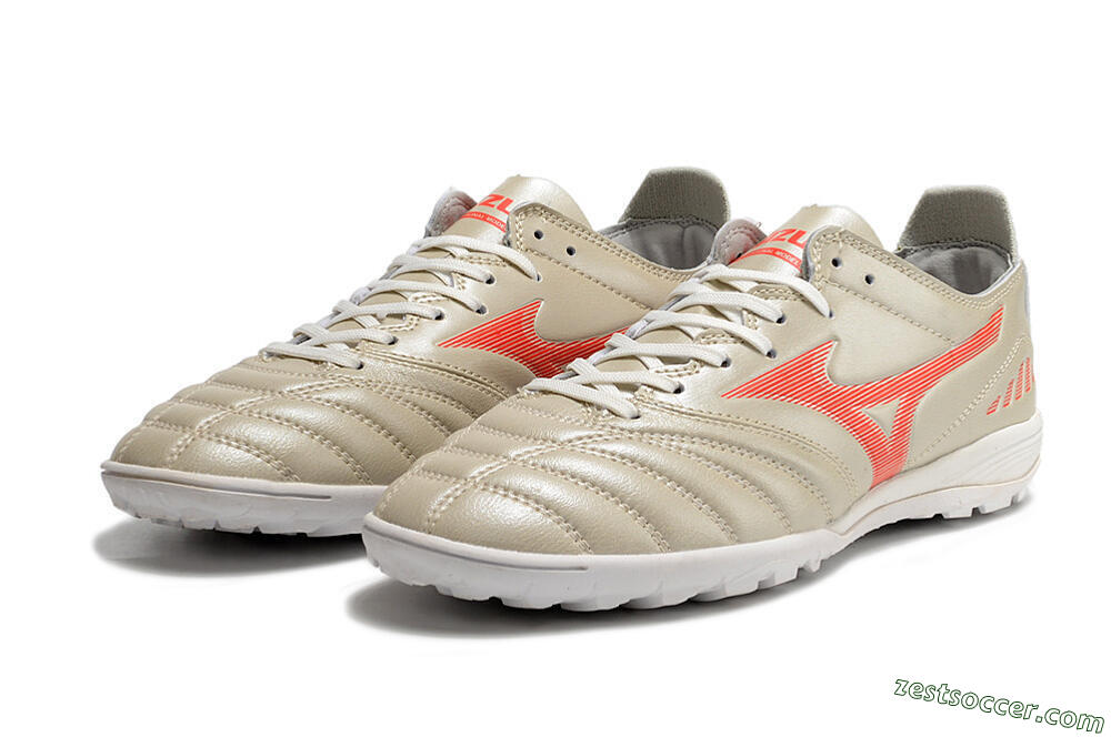 Mizuno Morelia Neo 3 Pro TF Low-Tops Soccer Shoes - White/Red 5