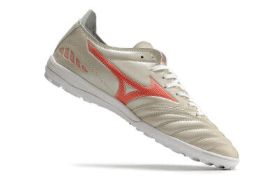 Mizuno Morelia Neo 3 Pro TF Low-Tops Soccer Shoes - White/Red