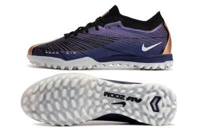 Nike Air Zoom Mercurial Vapor 15 Elite TF Low-Tops Soccer Shoes - Purple/Black