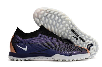 Nike Air Zoom Mercurial Vapor 15 Elite TF Low-Tops Soccer Shoes - Purple/Black