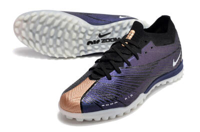 Nike Air Zoom Mercurial Vapor 15 Elite TF Low-Tops Soccer Shoes - Purple/Black