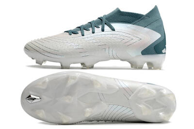 Adidas Predator Accuracy 23.1 FG Low-Tops Soccer Cleats - White/Green