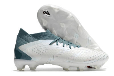 Adidas Predator Accuracy 23.1 FG Low-Tops Soccer Cleats - White/Green