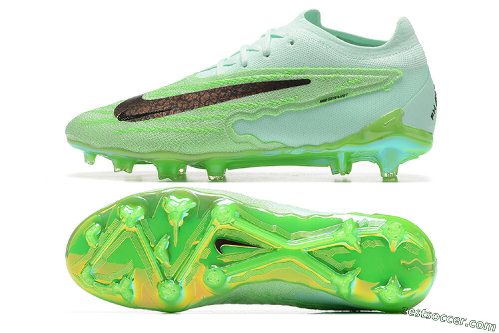 Nike Phantom GX Elite FG Low-Tops Soccer Cleats - Green/Black 1