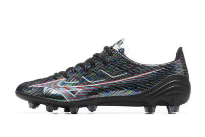 Mizuno Alpha Made In Japan FG Low-Tops Soccer Cleats - Black/Red