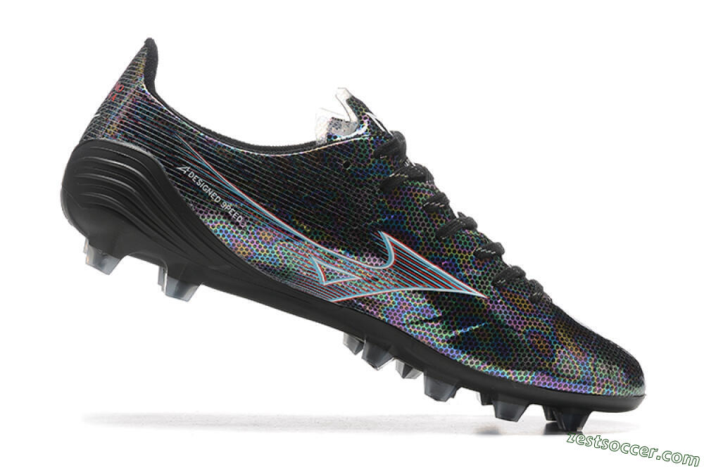 Mizuno Alpha Made In Japan FG Low-Tops Soccer Cleats - Black/Red 6
