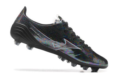 Mizuno Alpha Made In Japan FG Low-Tops Soccer Cleats - Black/Red