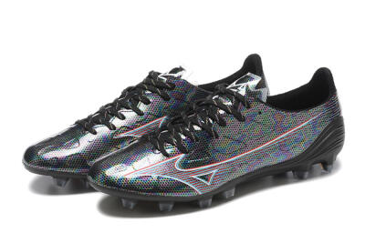 Mizuno Alpha Made In Japan FG Low-Tops Soccer Cleats - Black/Red