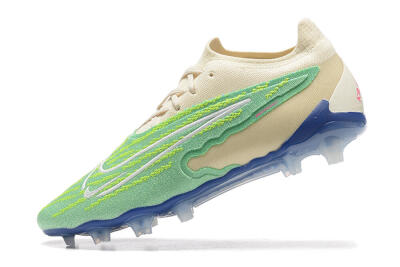 Nike Phantom GX Elite FG Low-Tops Soccer Cleats - Green/Beige