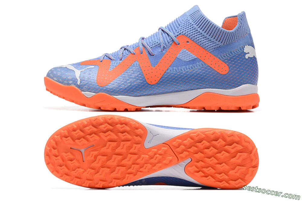 Puma Future Ultimate TF Low-Tops Soccer Shoes - Purple/Orange 1