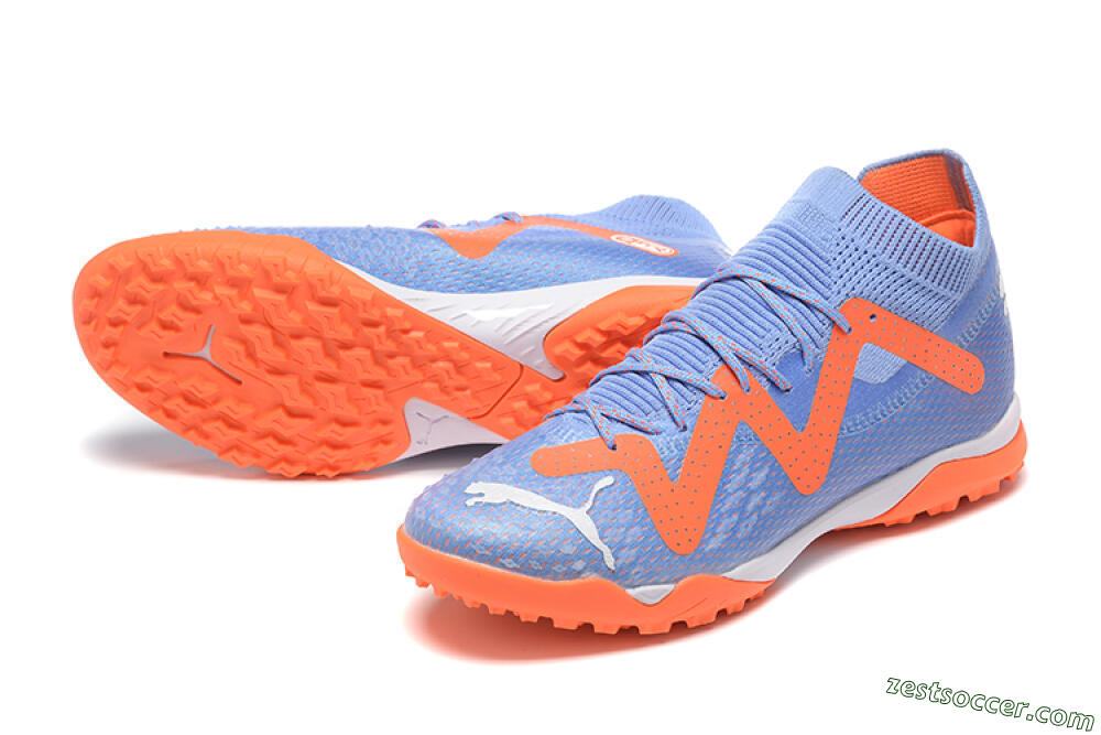 Puma Future Ultimate TF Low-Tops Soccer Shoes - Purple/Orange 3