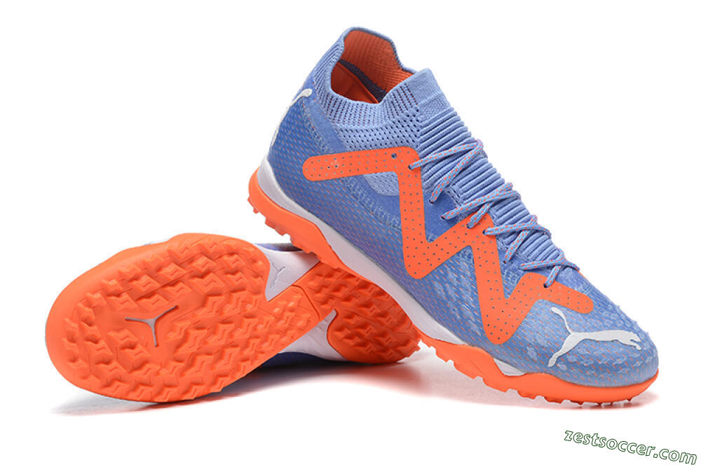 Puma Future Ultimate TF Low-Tops Soccer Shoes - Purple/Orange 4