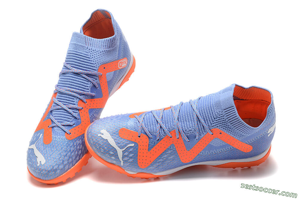 Puma Future Ultimate TF Low-Tops Soccer Shoes - Purple/Orange 6
