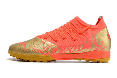 Puma Future Z 1.3 Instinct TF Low-Tops Soccer Shoes - Red/Gold