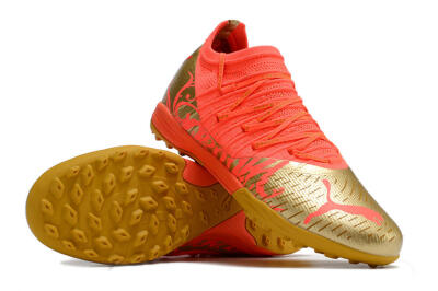 Puma Future Z 1.3 Instinct TF Low-Tops Soccer Shoes - Red/Gold