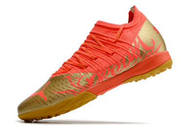 Puma Future Z 1.3 Instinct TF Low-Tops Soccer Shoes - Red/Gold