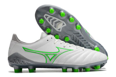 Mizuno Morelia Neo 3 Made in Japan FG Low-Tops Soccer Cleats - White/Green
