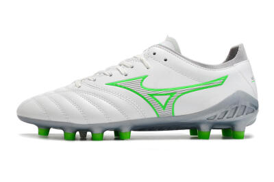 Mizuno Morelia Neo 3 Made in Japan FG Low-Tops Soccer Cleats - White/Green