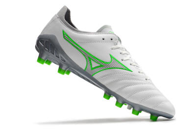 Mizuno Morelia Neo 3 Made in Japan FG Low-Tops Soccer Cleats - White/Green