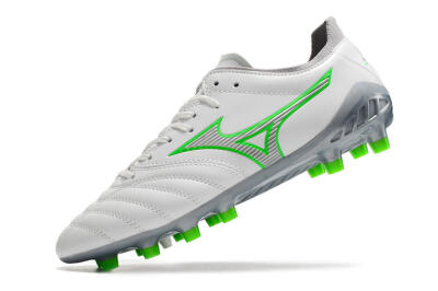 Mizuno Morelia Neo 3 Made in Japan FG Low-Tops Soccer Cleats - White/Green
