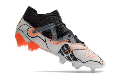 Puma Future Ultimate FG Low-Tops Soccer Cleats - White/Silver/Black