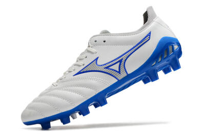 Mizuno Morelia Neo 3 Pro FG Low-Tops Soccer Cleats - White/Blue