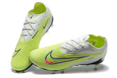 Nike Phantom GX Elite FG Low-Tops Soccer Cleats - Green/White/Blue