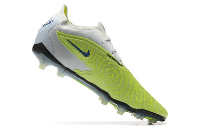 Nike Phantom GX Elite FG Low-Tops Soccer Cleats - Green/White/Blue