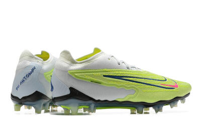 Nike Phantom GX Elite FG Low-Tops Soccer Cleats - Green/White/Blue