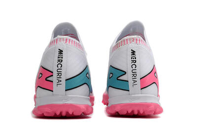 Nike Mercurial Vapor 15 Elite TF Low-Tops Soccer Shoes - White/Pink