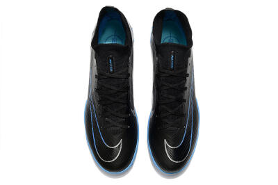 Nike Mercurial Superfly 9 Elite TF High-Tops Soccer Shoes - Black/Blue