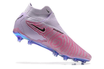 Nike Phantom GX Elite DF FG High-Tops Soccer Cleats - Pink/Purple