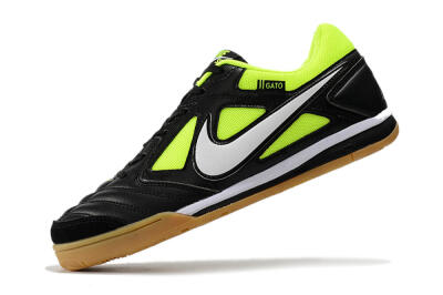 Nike SB Gato IC Low-Tops Soccer Shoes - Black/Green/White