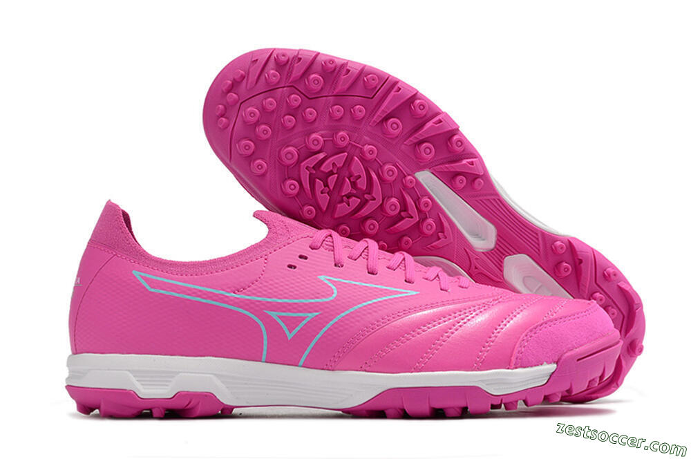 Mizuno Morelia Neo Sala β Japan TF Low-Tops Soccer Shoes - Pink/Blue 0