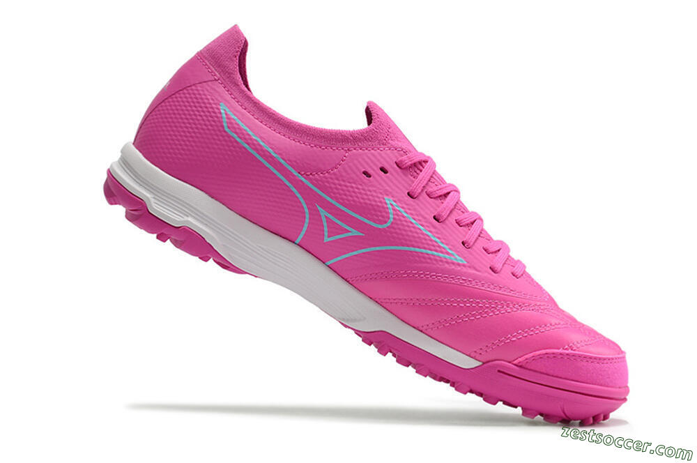 Mizuno Morelia Neo Sala β Japan TF Low-Tops Soccer Shoes - Pink/Blue 4