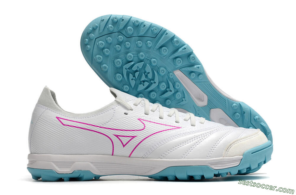 Mizuno Morelia Neo Sala β Japan TF Low-Tops Soccer Shoes - White/Blue/Red 0