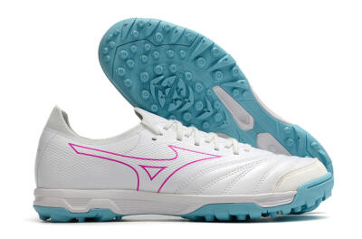 Mizuno Morelia Neo Sala β Japan TF Low-Tops Soccer Shoes - White/Blue/Red