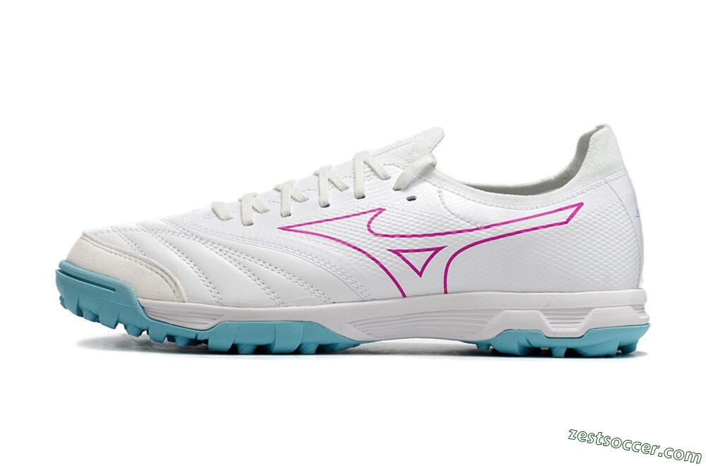 Mizuno Morelia Neo Sala β Japan TF Low-Tops Soccer Shoes - White/Blue/Red 2