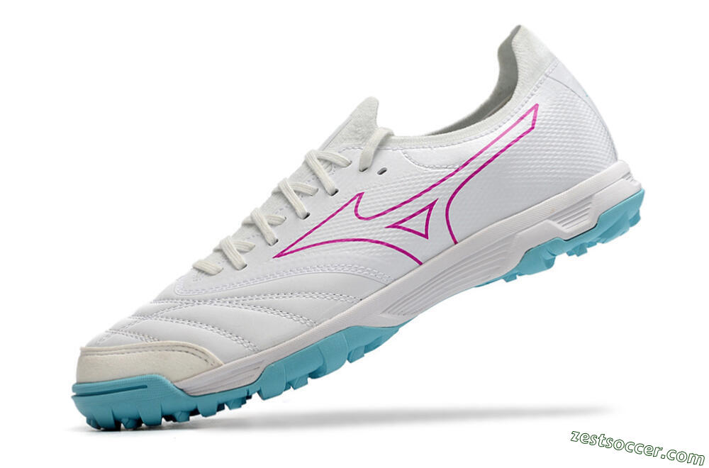 Mizuno Morelia Neo Sala β Japan TF Low-Tops Soccer Shoes - White/Blue/Red 5