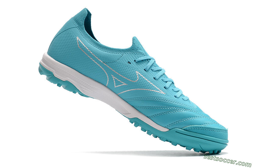 Mizuno Morelia Neo Sala β Japan TF Low-Tops Soccer Shoes - Blue/White 4