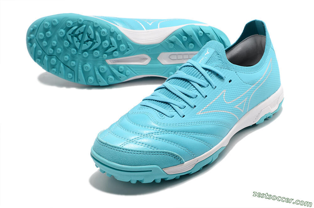 Mizuno Morelia Neo Sala β Japan TF Low-Tops Soccer Shoes - Blue/White 3